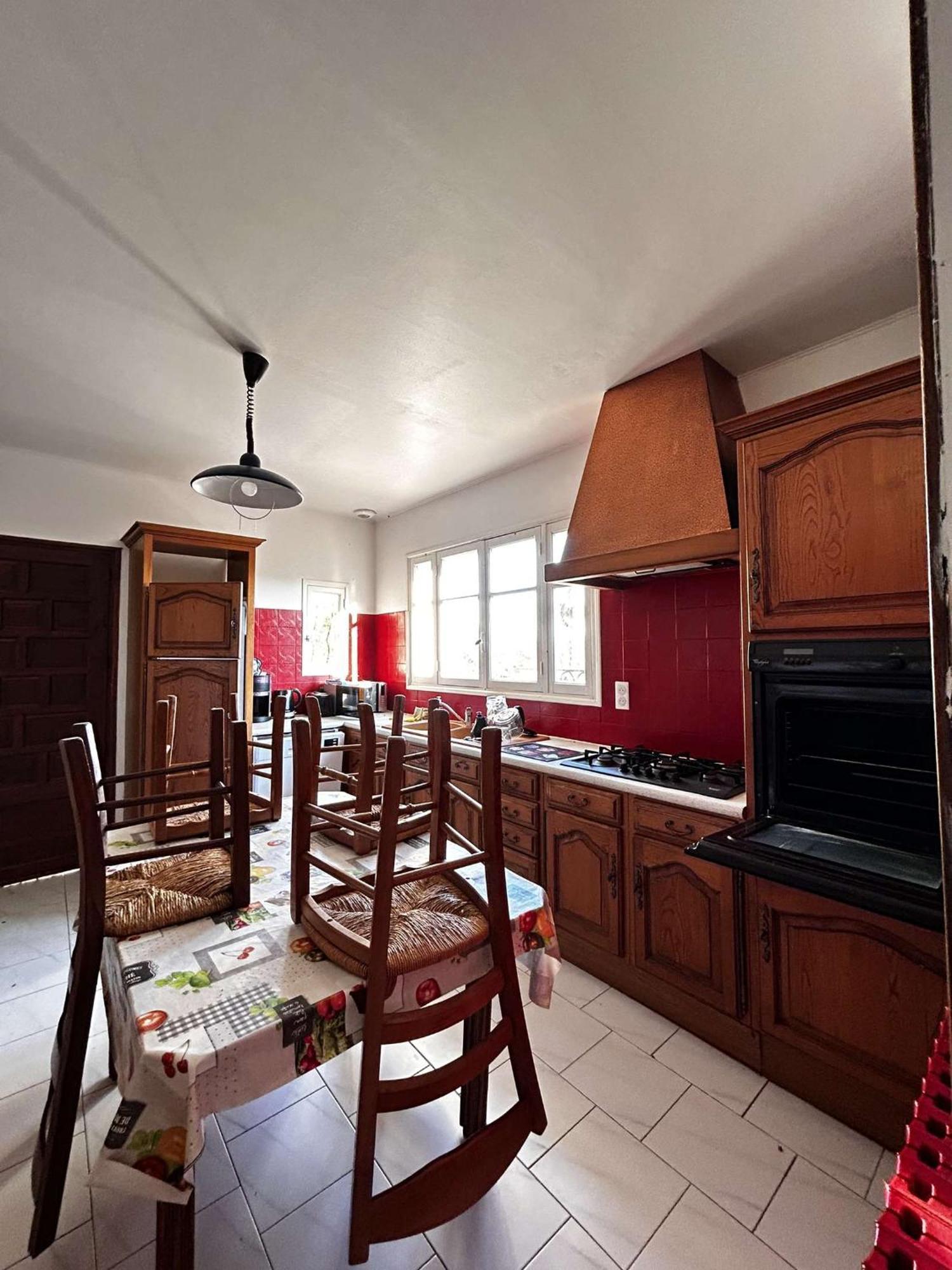 maison 10 personnes à la campagne dans une ferme fruitière uniquement à la semaine Montbarla Esterno foto